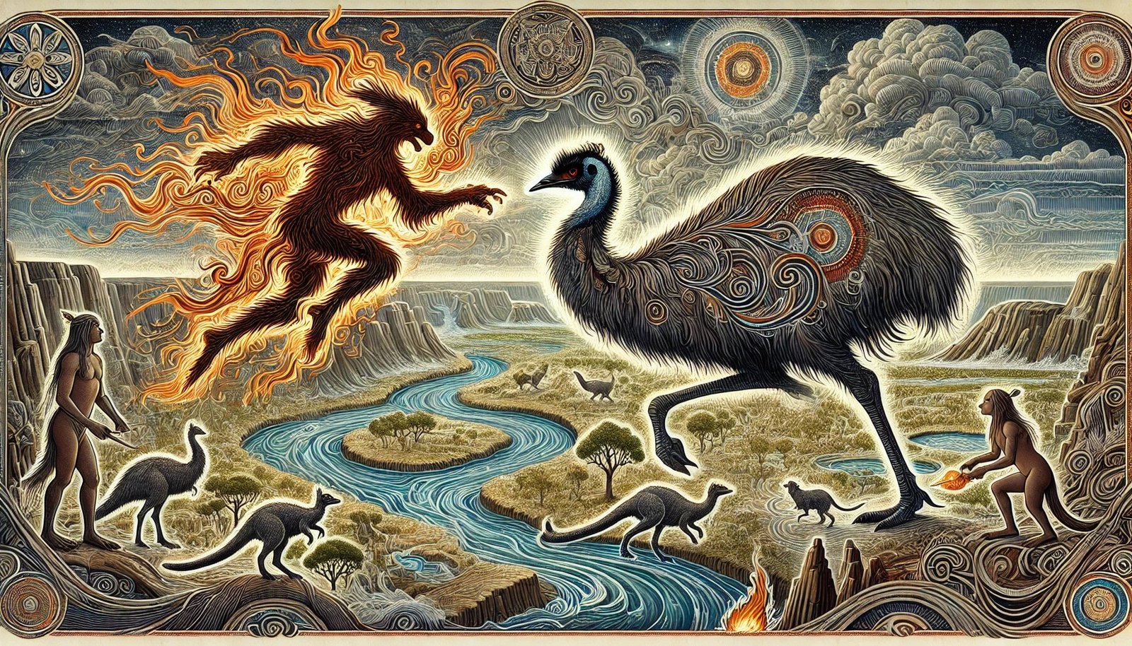 Read more about the article The Emu and Creation Myth of the Warlpiri