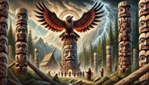 Read more about the article The Legend of the Thunderbird Totem: The Mysterious Protector of the Tlingit Tribe